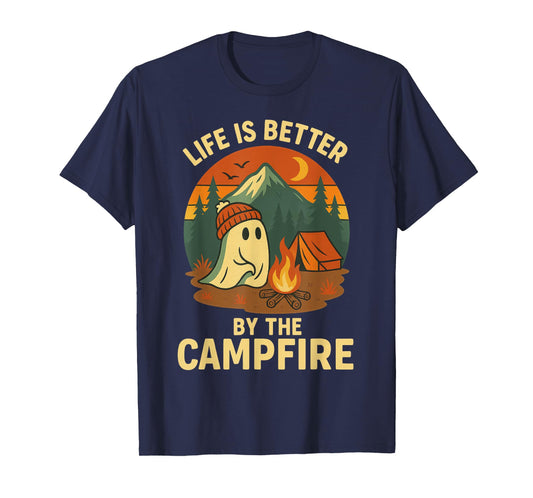 Campfire: Life Is Better by the Campfire Camp T-Shirt
