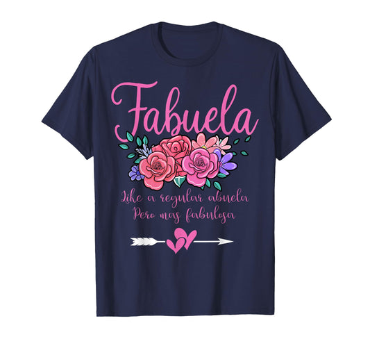 Fabuela Abuela Funny Spanish Grandma Definition T-Shirt