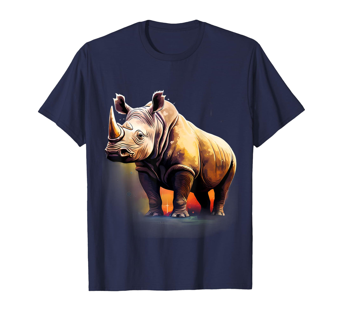 Rhino Artwork Wildlife Rhinoceros African Animal Lovers T-Shirt