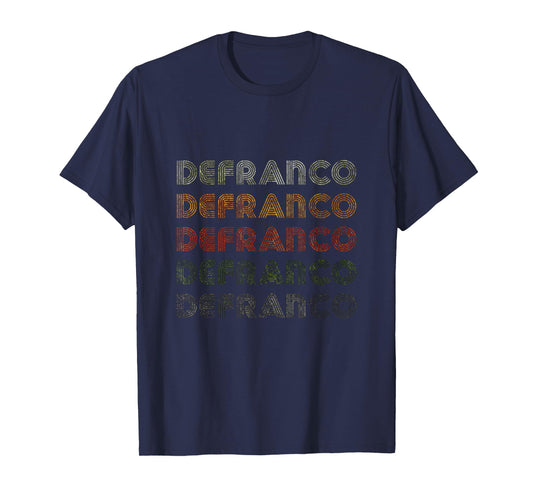Love Heart Defranco Tee Grunge Vintage Style Black Defranco T-Shirt