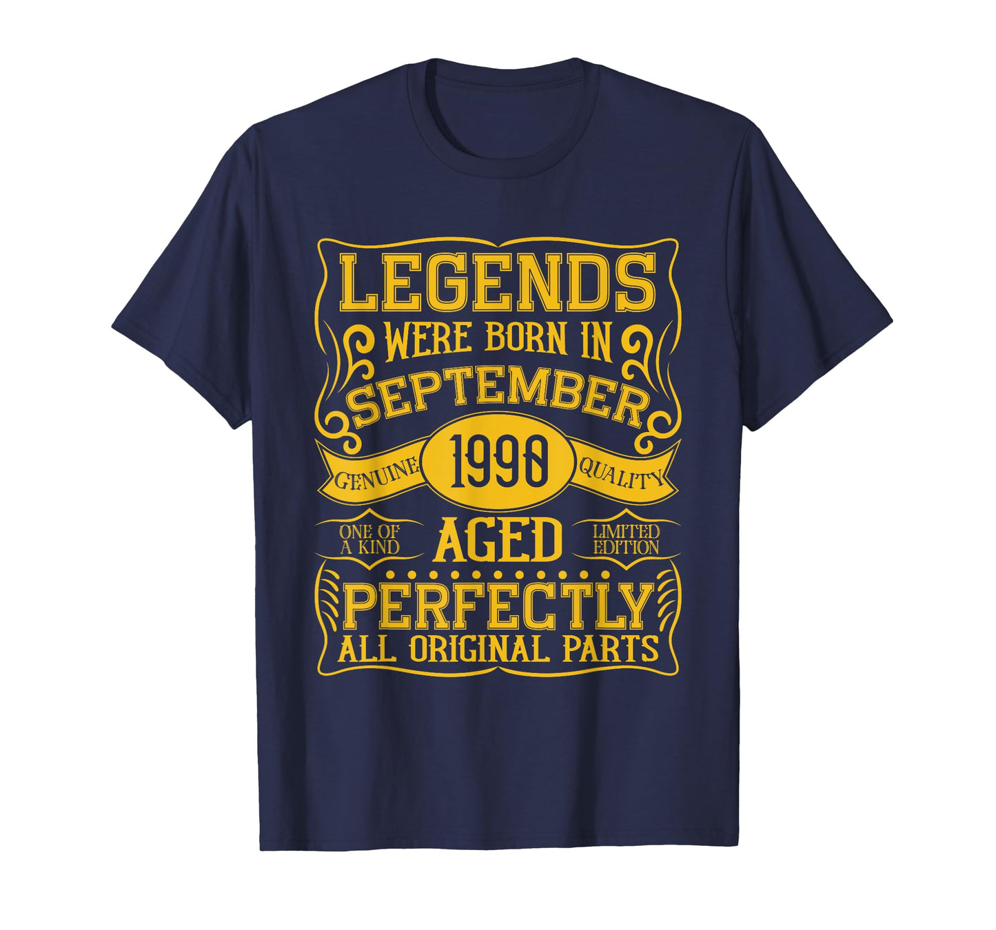 35th Birthday Legends Were Born In September 1990 T-Shirt