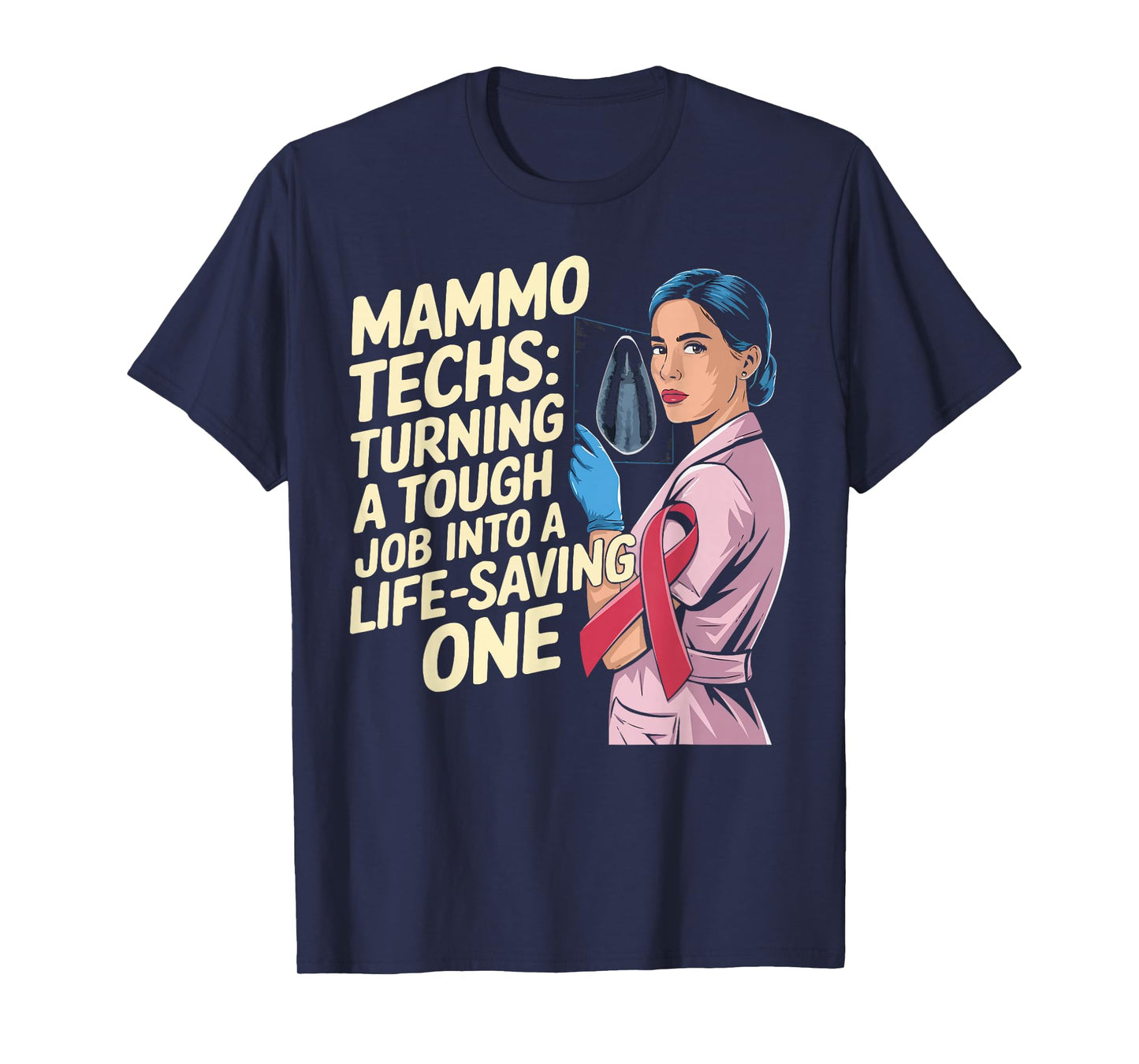 Mammography Technologist Job Mammographer Mammo Tech T-Shirt