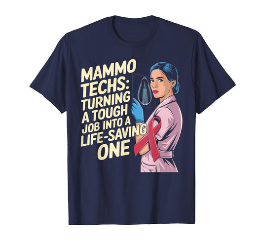 Mammography Technologist Job Mammographer Mammo Tech T-Shirt