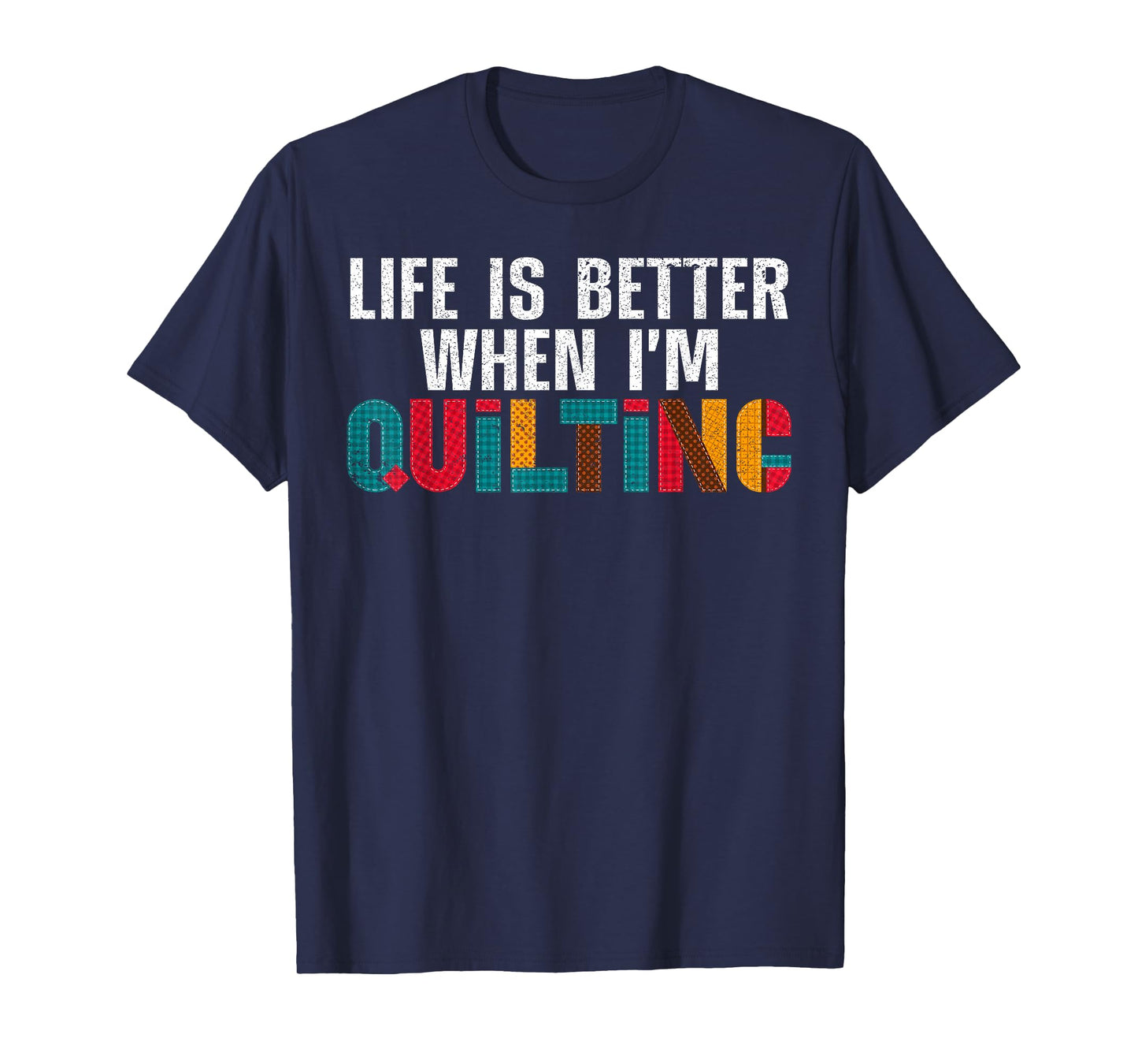 Cool Quilting Art for Men Women Mom Quilter Quilting Lovers T-Shirt