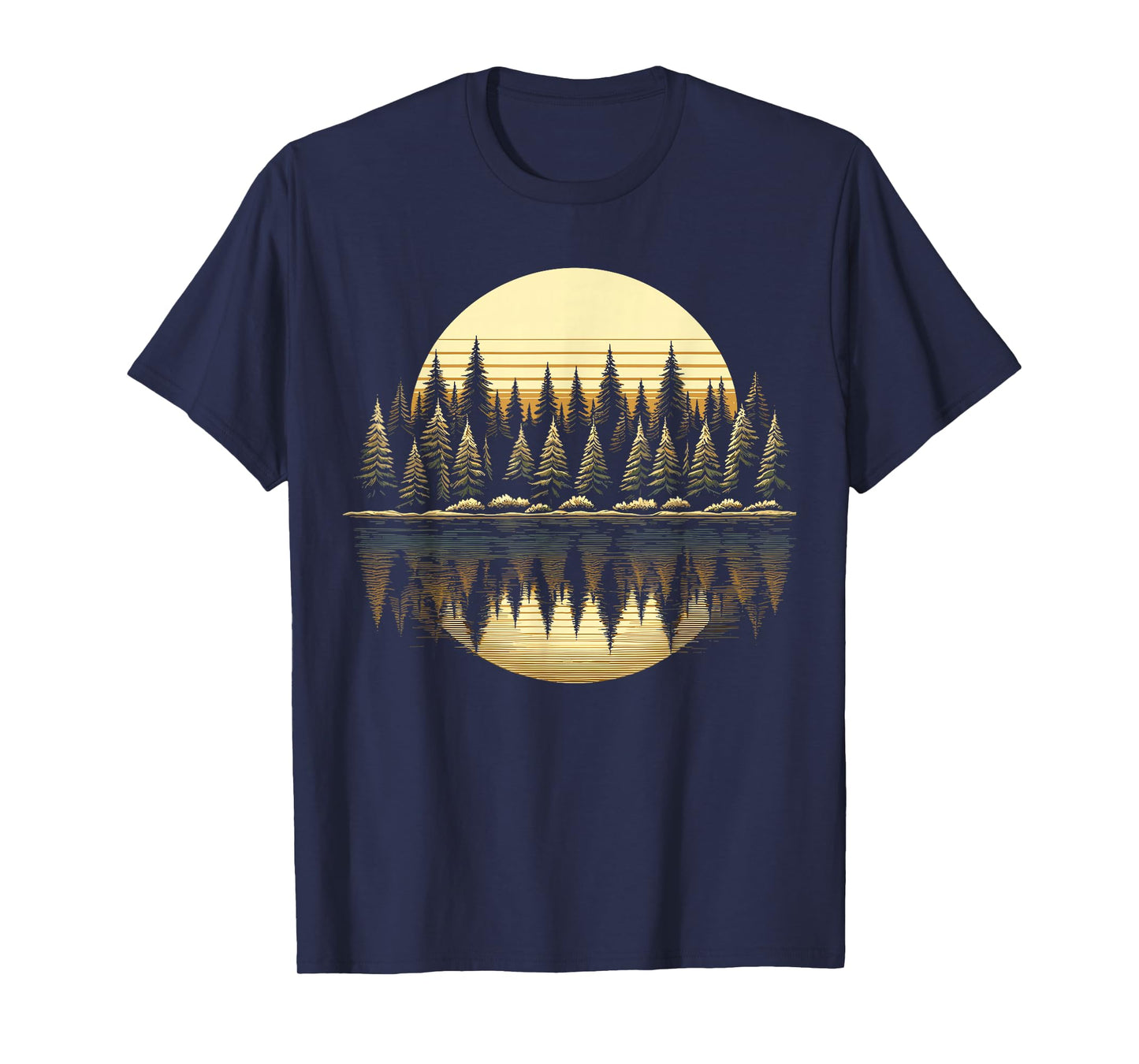 Trees Reflection Wildlife Nature Outdoor Forest T-Shirt