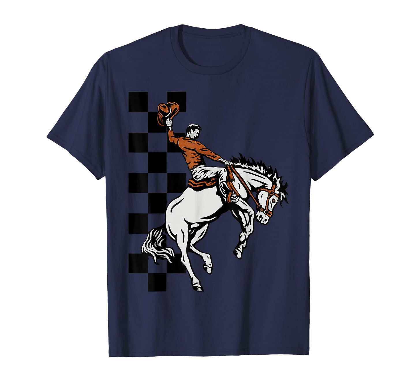 Cowboy Bronc Rider Rodeo Western Gift for Men Women Kids T-Shirt