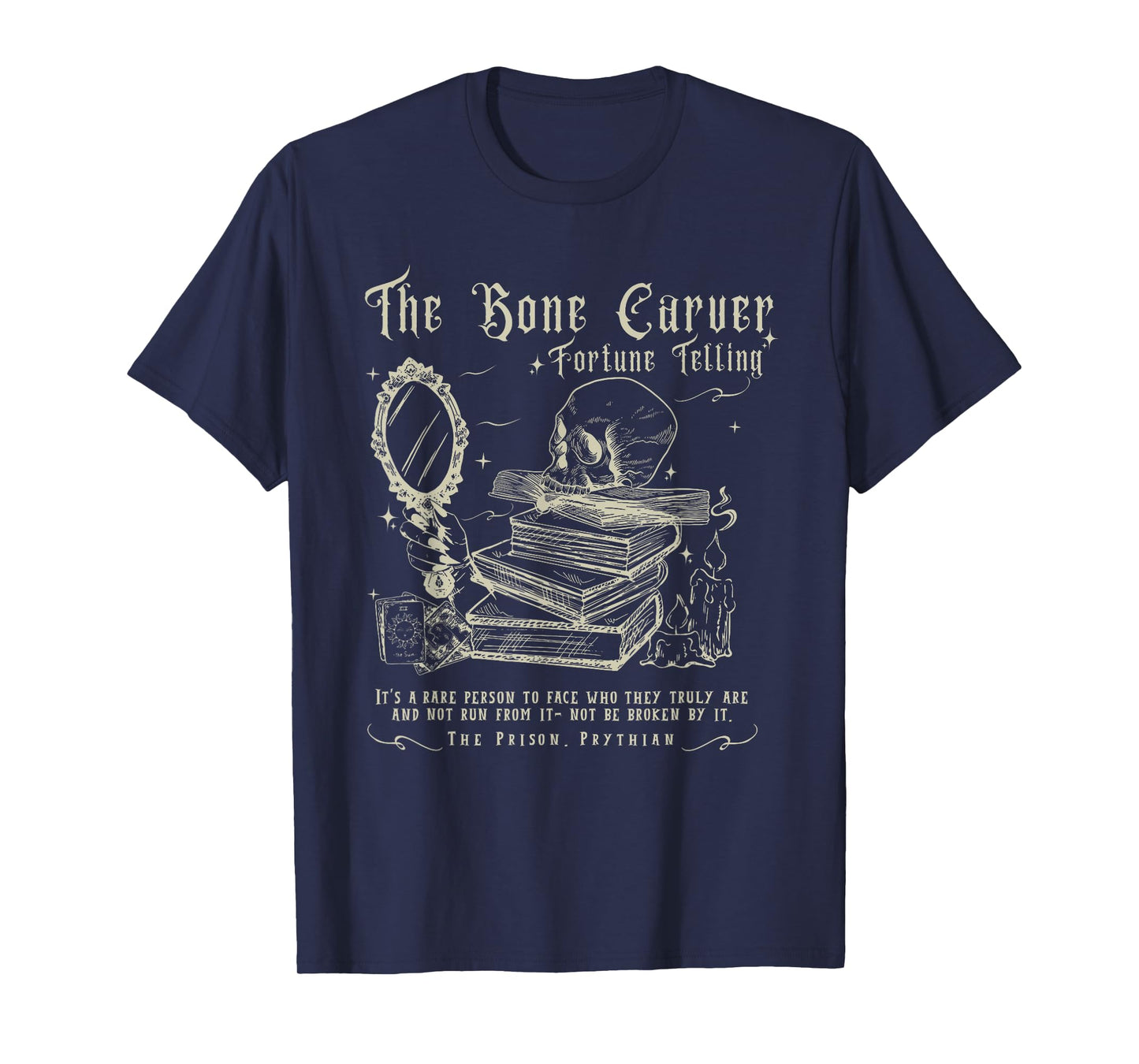 Vintage The Bone Carver Death God Tour Skeleton Spicy Books T-Shirt