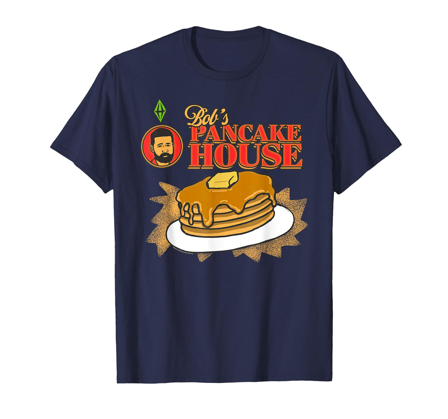 The Sims Bob's Pancakes House Funny Video Game T-Shirt