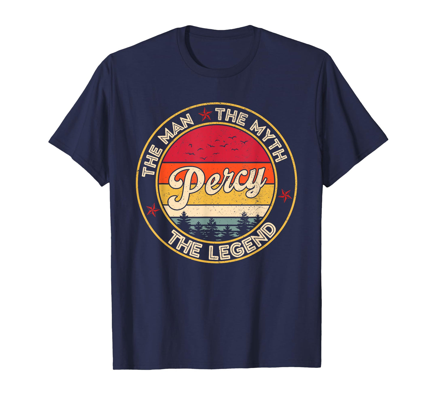 Percy The Man The Myth The Legend Personalized Name T-Shirt