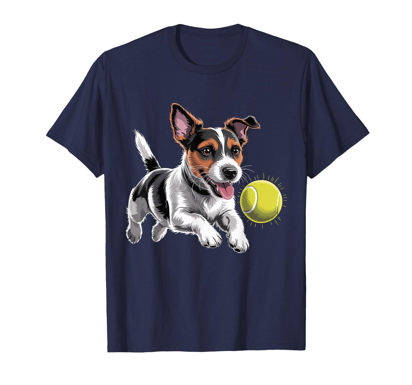 Jack Russell Terrier Chasing A Ball JRT Jack Russell Owner T-Shirt