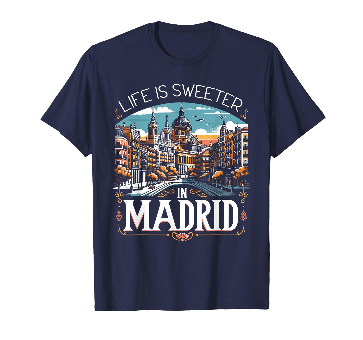 Madrid Spain Travel Vacation Europe I Love Madrid T-Shirt