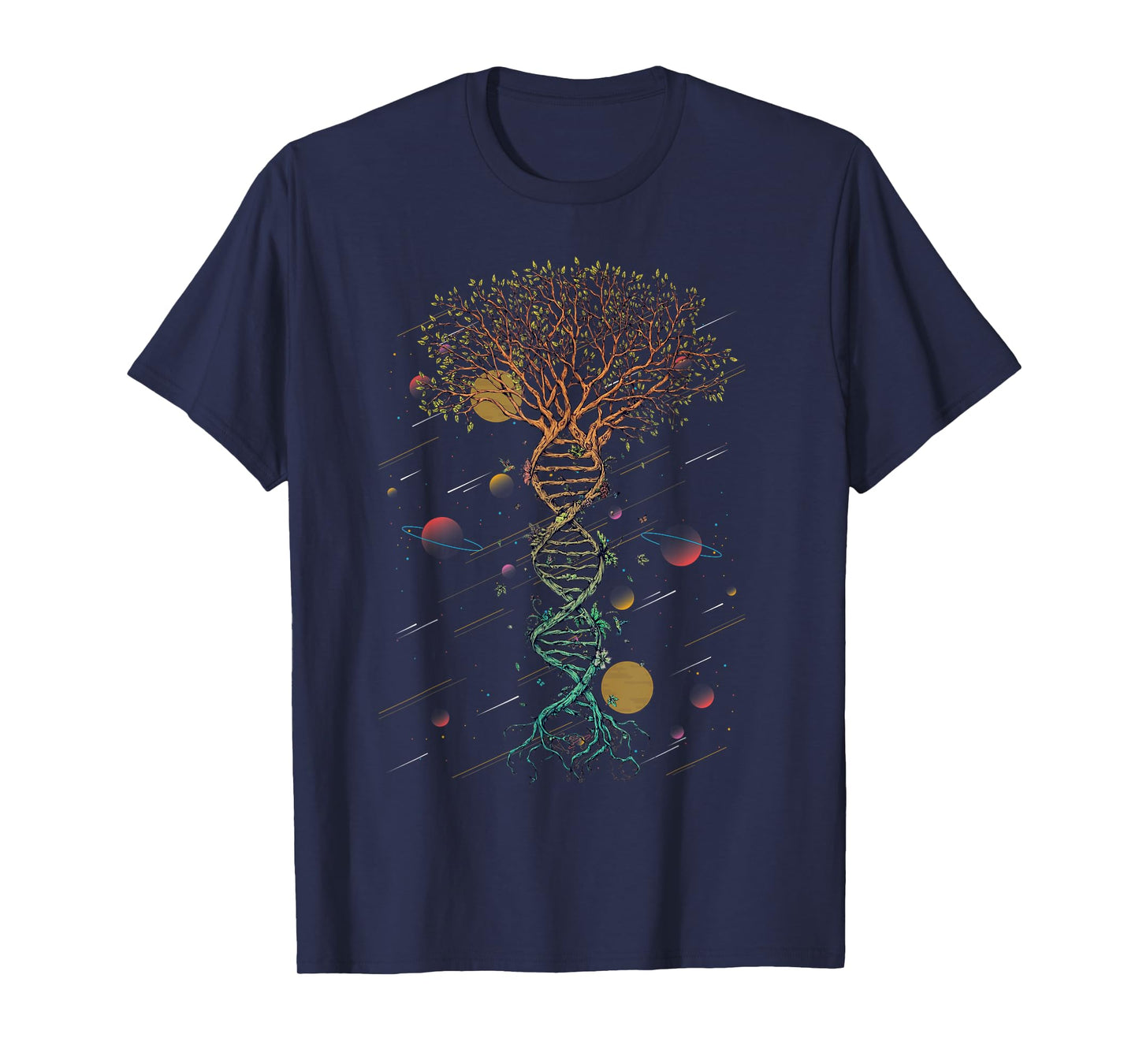 DNA Tree Life Biology Environment Science Genetics Earth Day T-Shirt