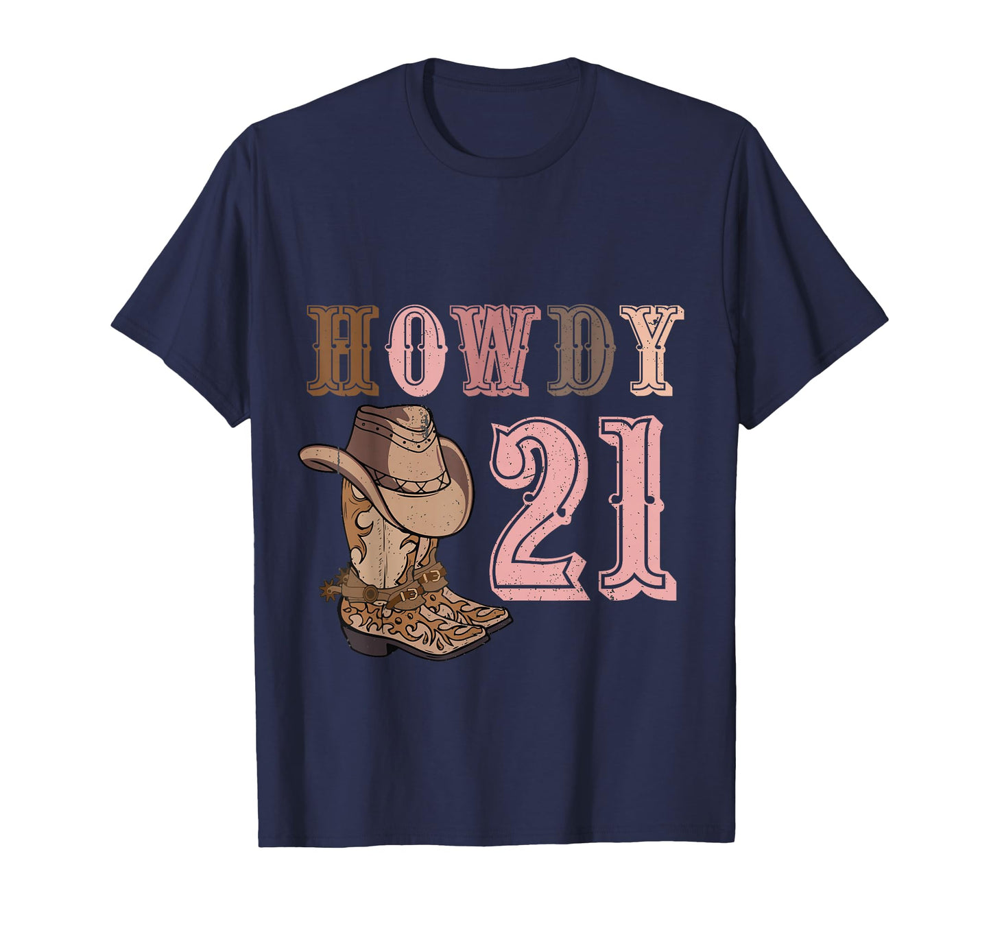 21st Birthday Howdy Birthday 2024 Western 21st Birthday T-Shirt