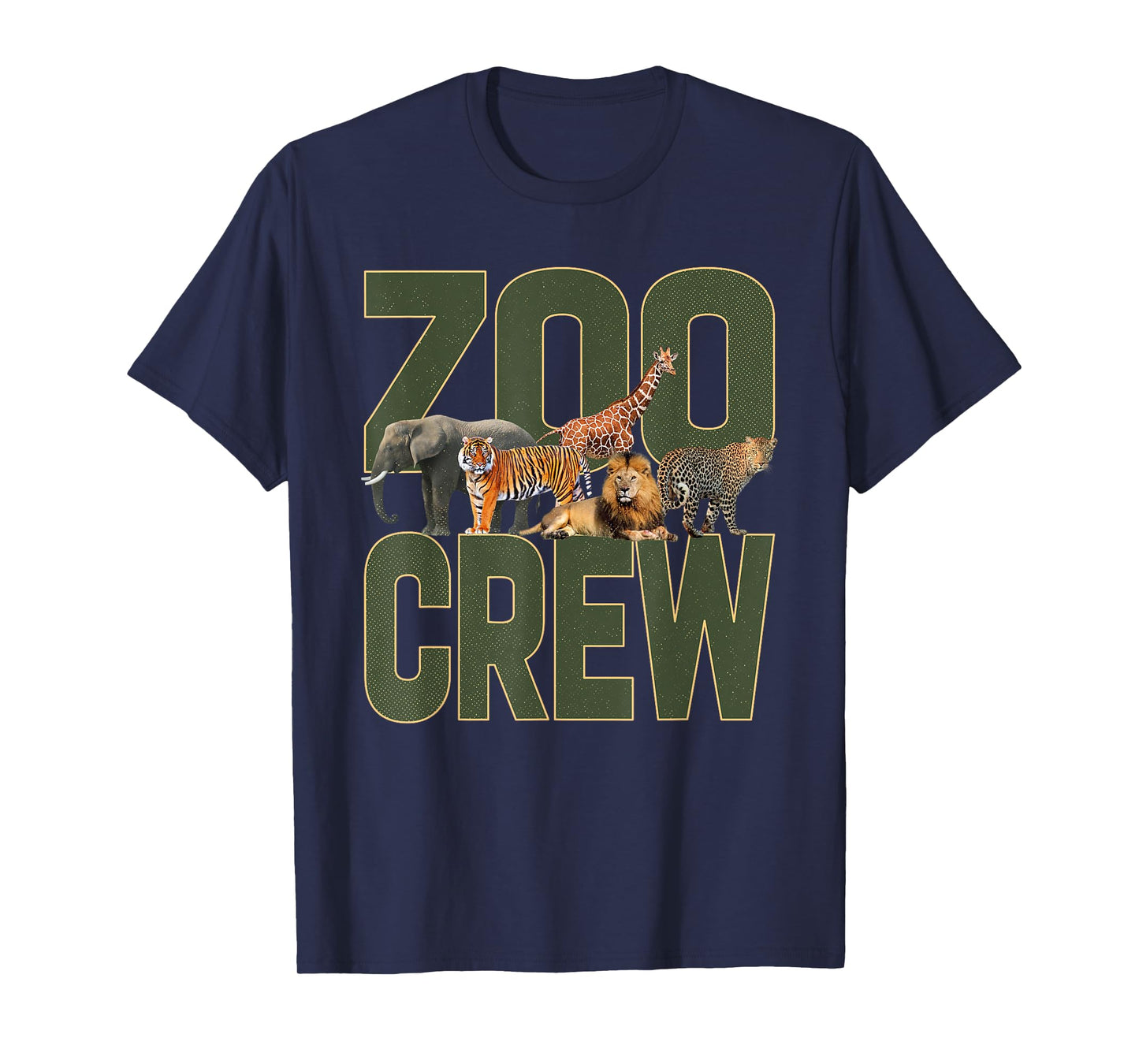 Zoo Crew Safari Animals Wildlife Animal Wild Men Women Kids T-Shirt