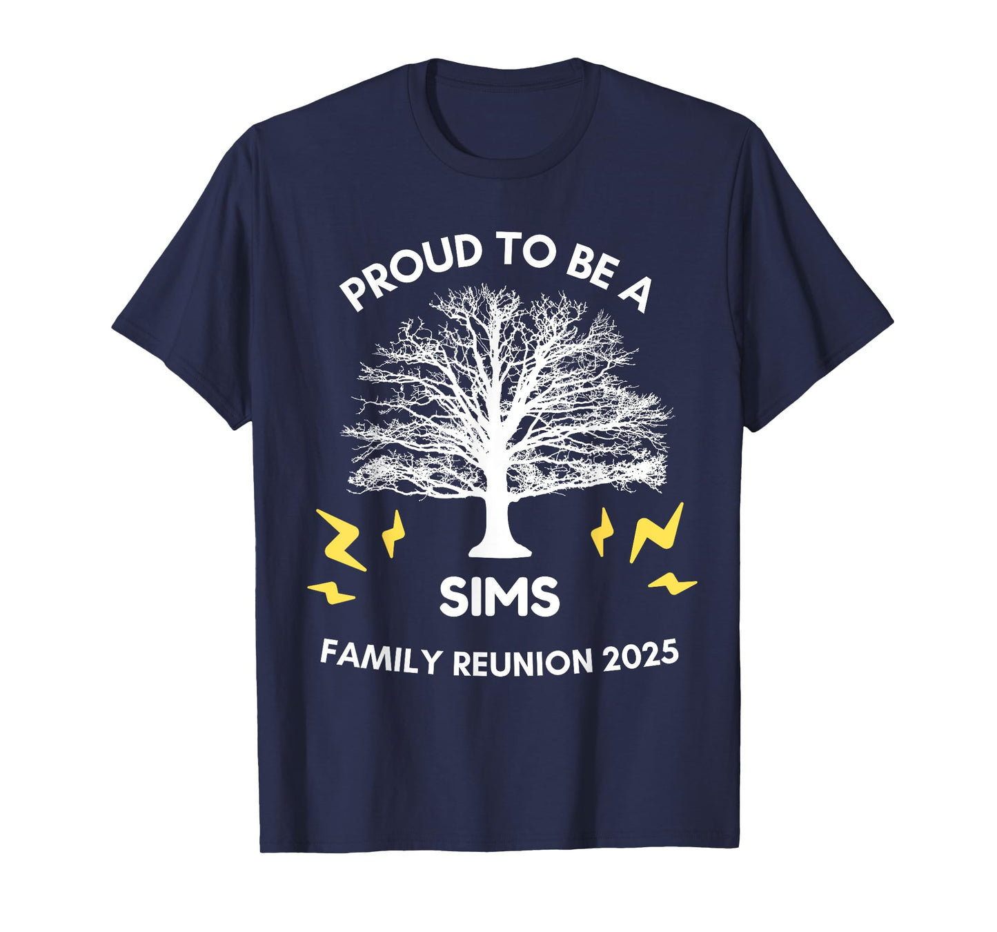 2025 SIMS Family Reunion Gathering Family Tree Matching T-Shirt