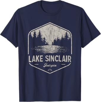 Lake Sinclair Georgia Outdoors Vintage T-Shirt