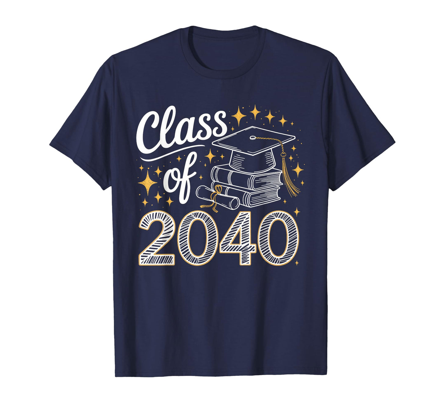 Class of 2040 First Day of Kindergarten Graduation Humor T-Shirt