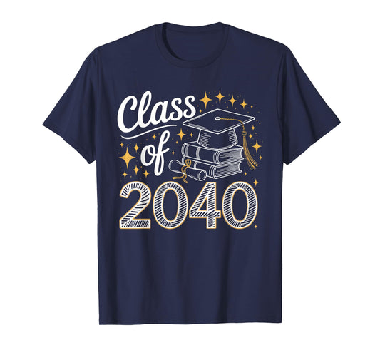 Class of 2040 First Day of Kindergarten Graduation Humor T-Shirt