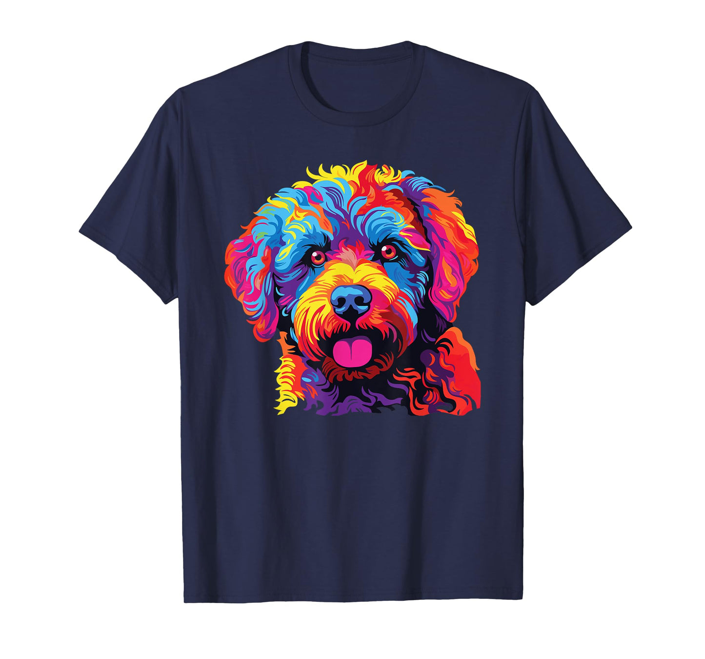 Watercolor Colorful Lagotto Romagnolo Dogs T-Shirt