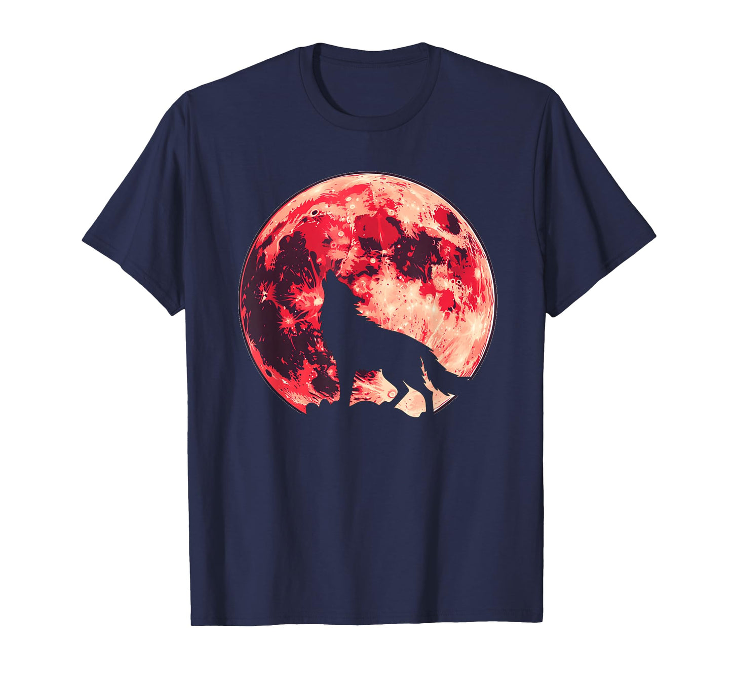 Wolf Howling at The Moon Wolf Wildlife Lovers T-Shirt