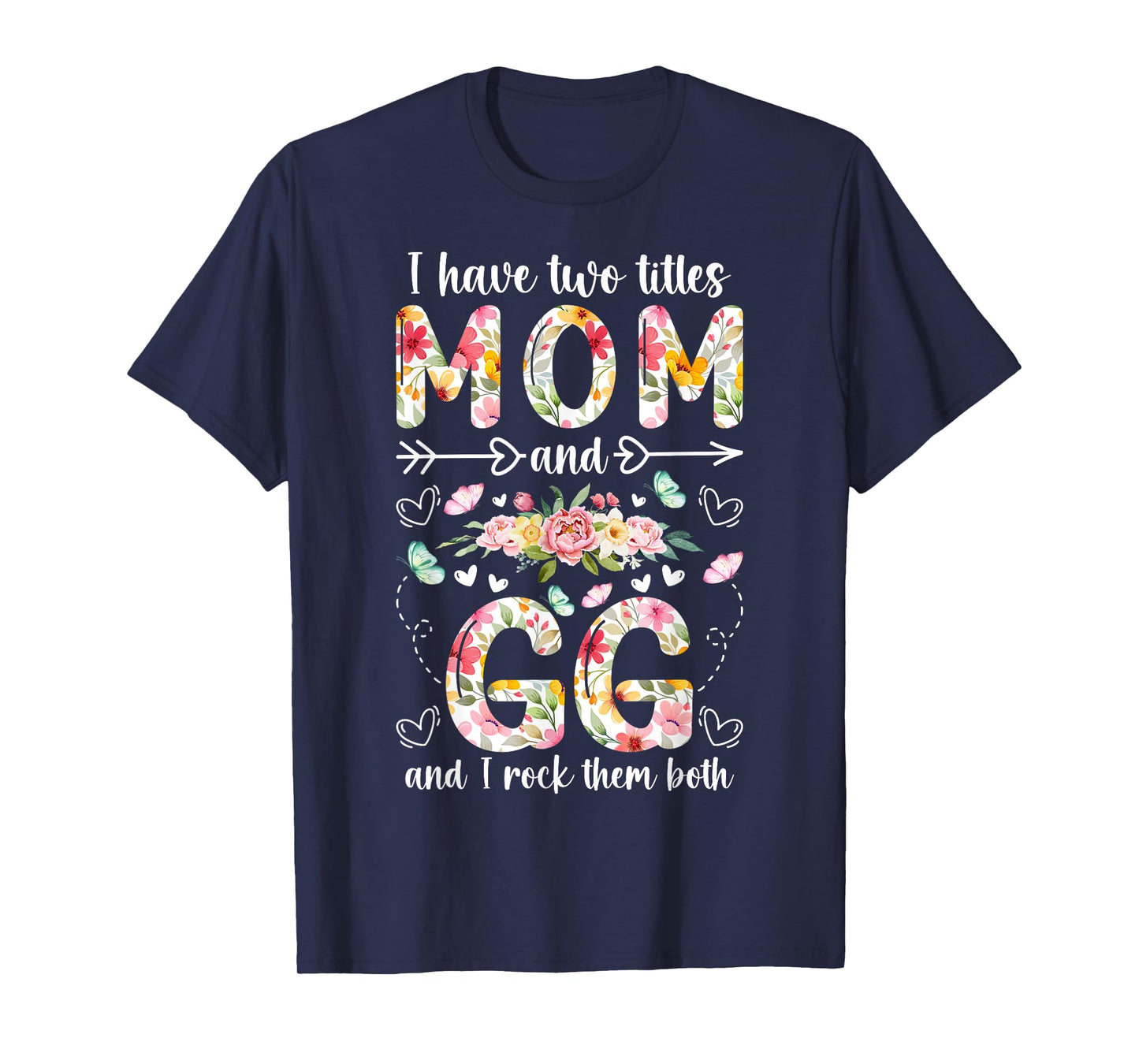 Mom And GG Grandma GG Grandmother T-Shirt