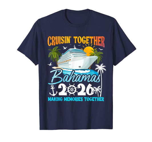 Bahamas Cruise 2026 Family Cruise Trip Squad Group Vacation T-Shirt