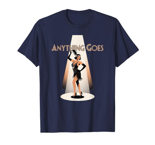 Anything Goes Retro Musical Theater Broadway Theatre T-Shirt