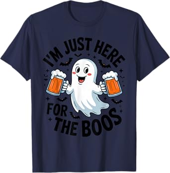 Funny Halloween Party Costume I'm Just Here for The Boos T-Shirt