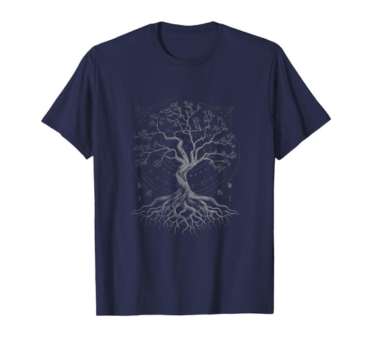 Tree Life Yggdrasil Viking Mythology T-Shirt