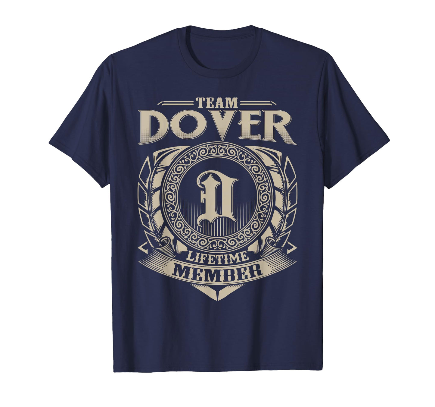 Team DOVER Lifetime Member Funny DOVER Family Name Vintage T-Shirt