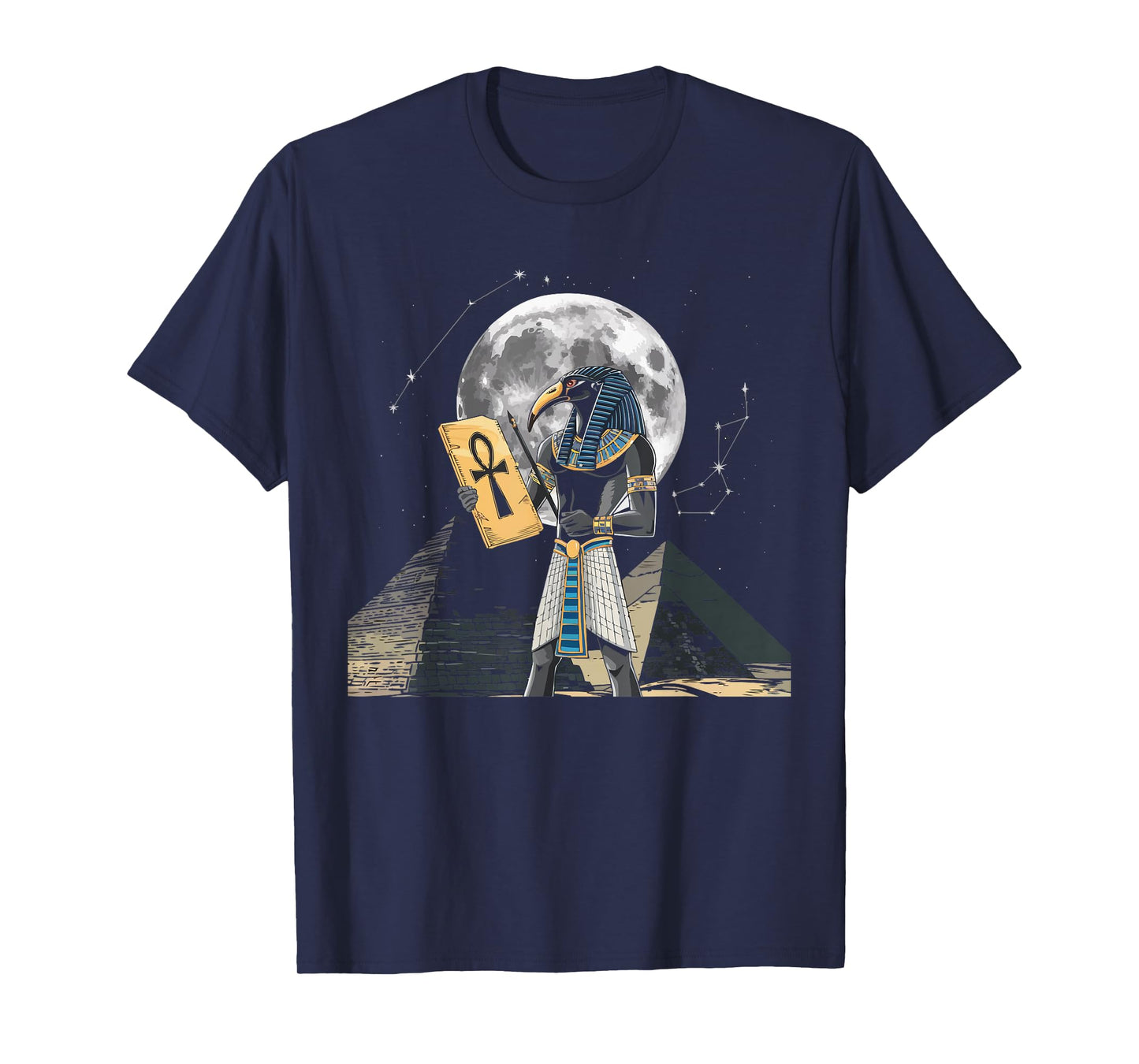 Thoth Egyptian God Egyptian Mythology Pyramid Ancient Egypt T-Shirt