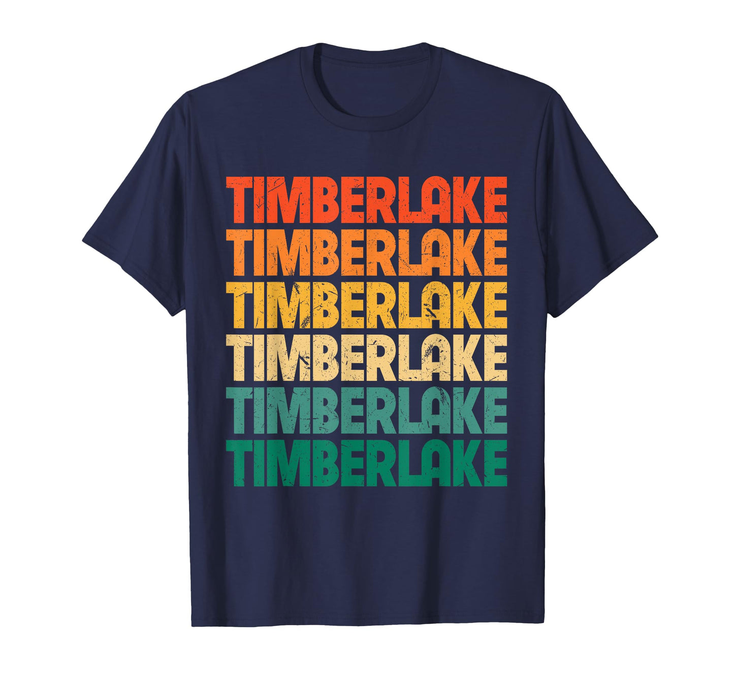 Vintage Timberlake First Name I Love Timberlake Retro Funny T-Shirt