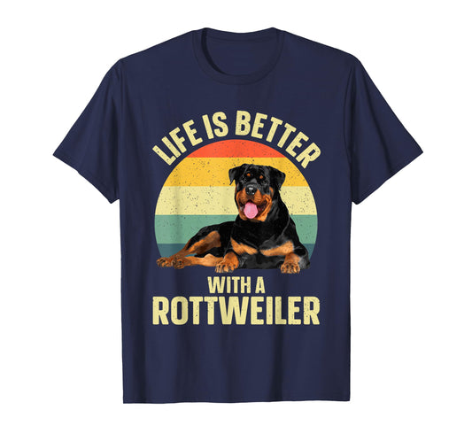 Cool Rottweiler Design For Men Women Rottie Rottweiler Lover T-Shirt