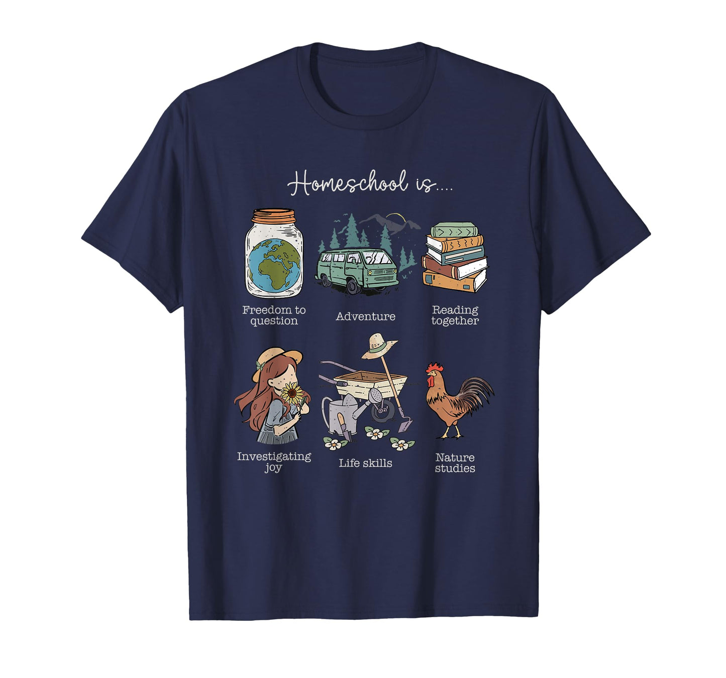 Homeschool Shirt Homeschool Is Funny Saying T-Shirt