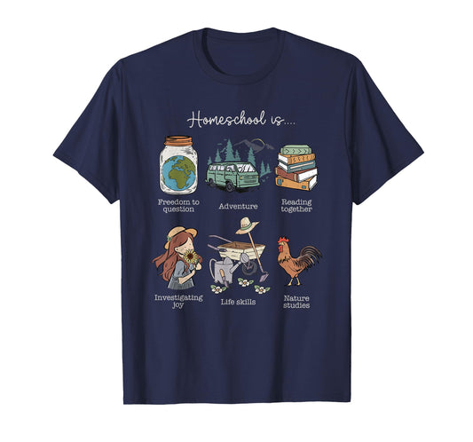 Homeschool Shirt Homeschool Is Funny Saying T-Shirt