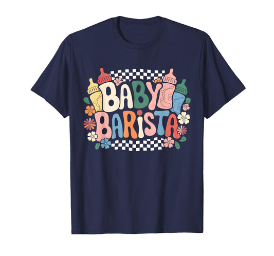 Nurse Milk Bottle Barista Mother Baby NICU Appreciation T-Shirt