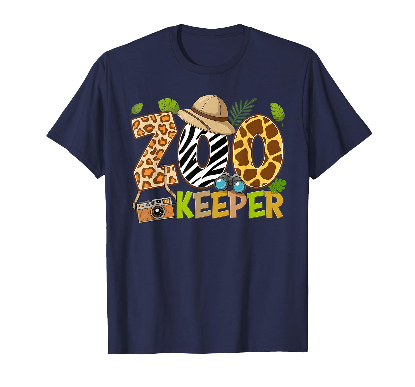 Zookeeper Animals Wildlife Lover Safari Halloween Costume T-Shirt