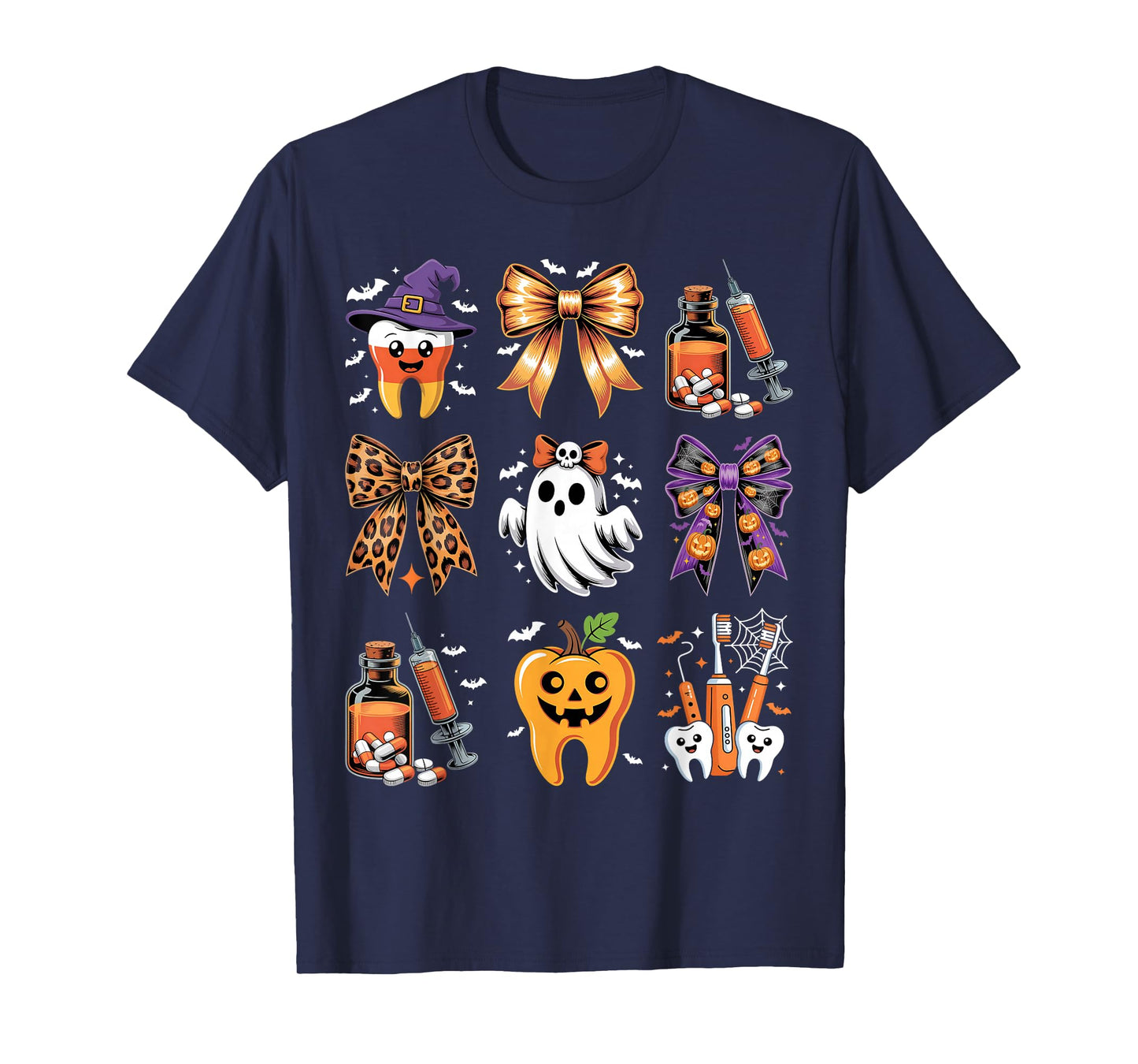 Matching Spooky Dental Halloween Shirts Dentist Halloween T-Shirt