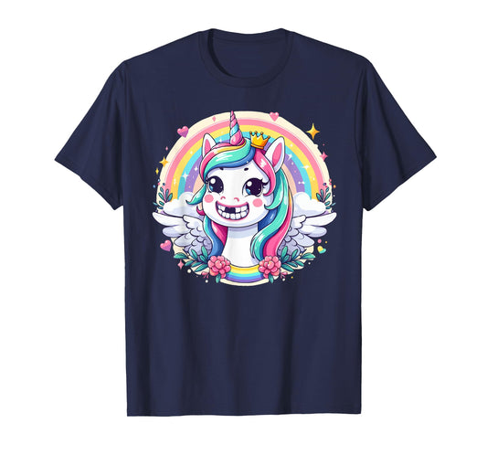 I Lost My First Tooth Teeth Out Cute Unicorn T-Shirt