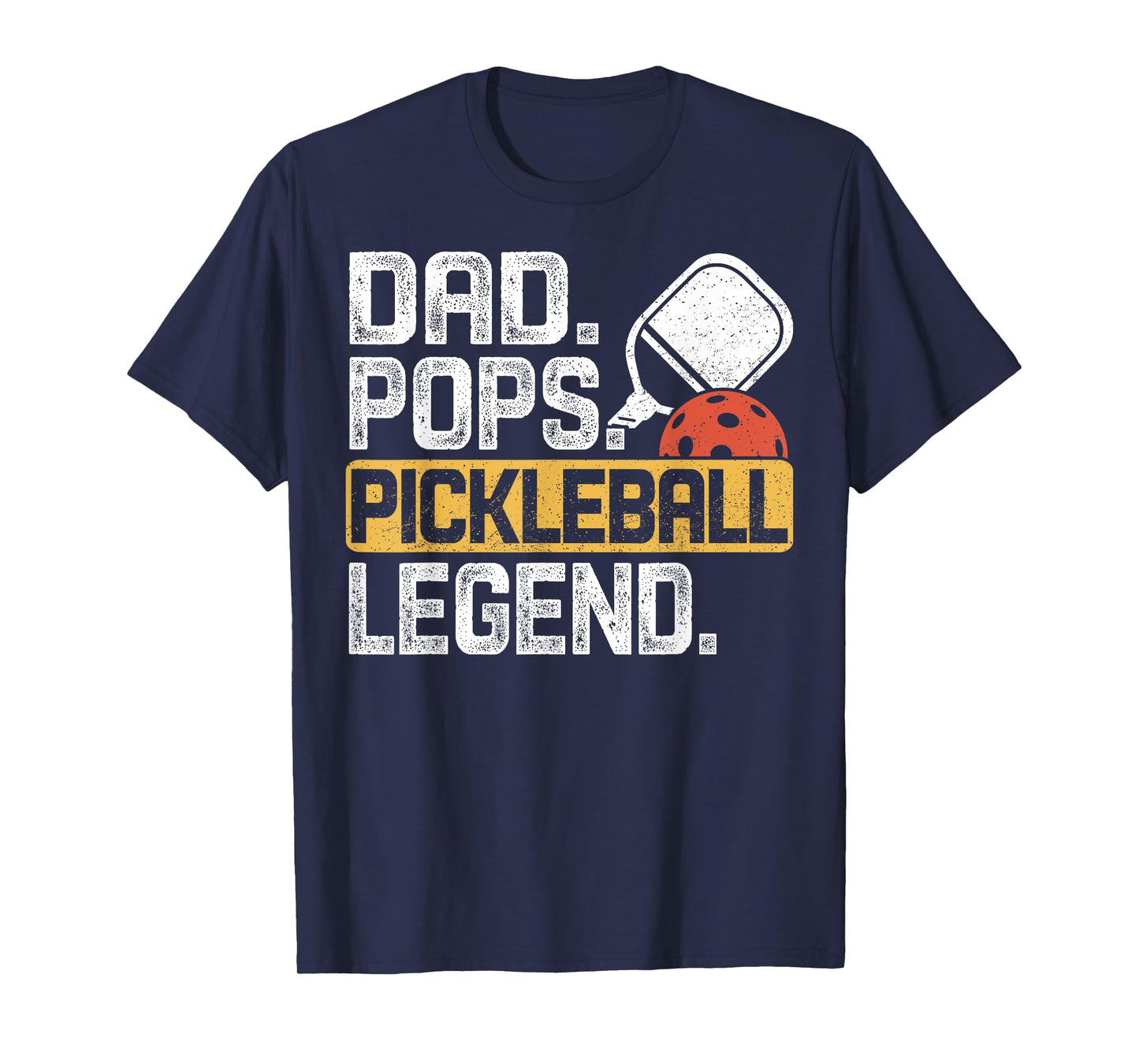Dad Pops Pickleball Legend Funny Grandpa T-Shirt