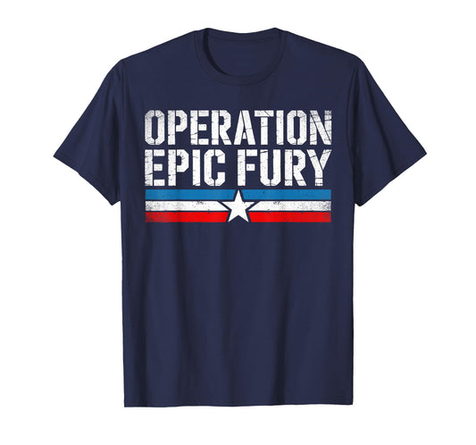 Operation Epic Fury T-Shirt - T-Shirt | Navy