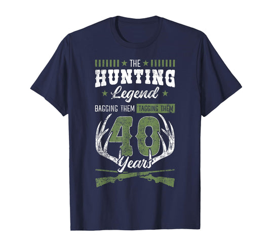Deer Hunting 40th Birthday Party Wildlife Theme Buck Hunters T-Shirt