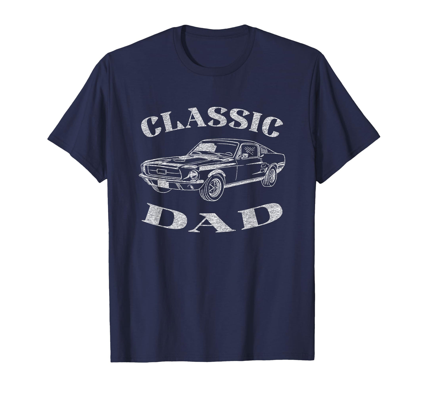 Funny Dad Classic Car Graphic T-Shirt