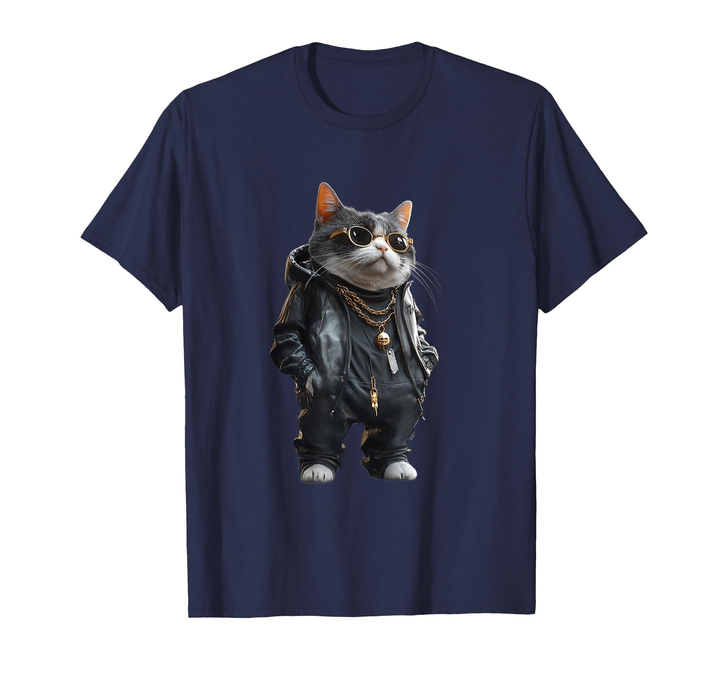 Thug Gangster Life Cat For Hip Hop Fans Meme and Cat lovers T-Shirt