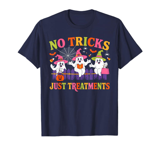 Funny Nurse Ghost for Scrub Life & Nursing Halloween Lovers T-Shirt