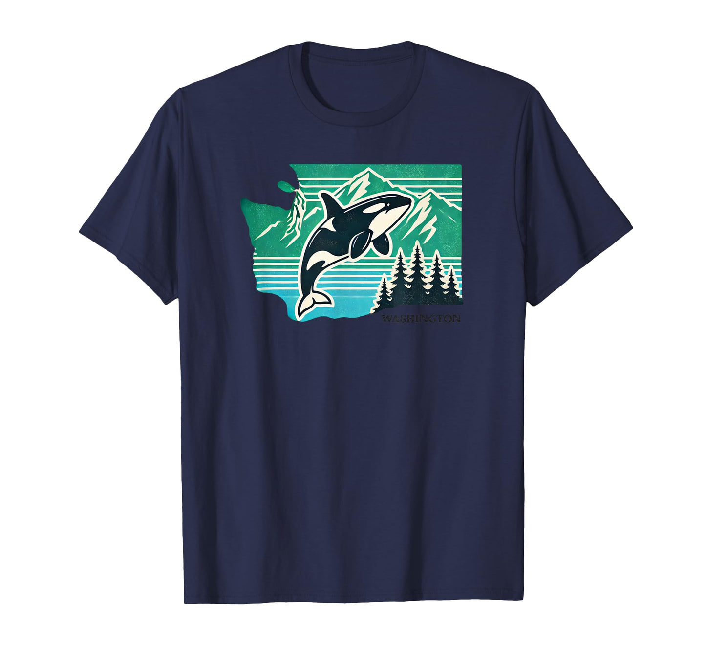 Washington "Evergreen" State - Vintage - Designed Locally T-Shirt