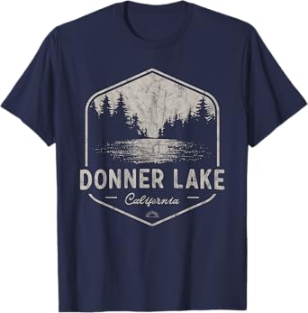 Donner Lake California Outdoors Vintage T-Shirt