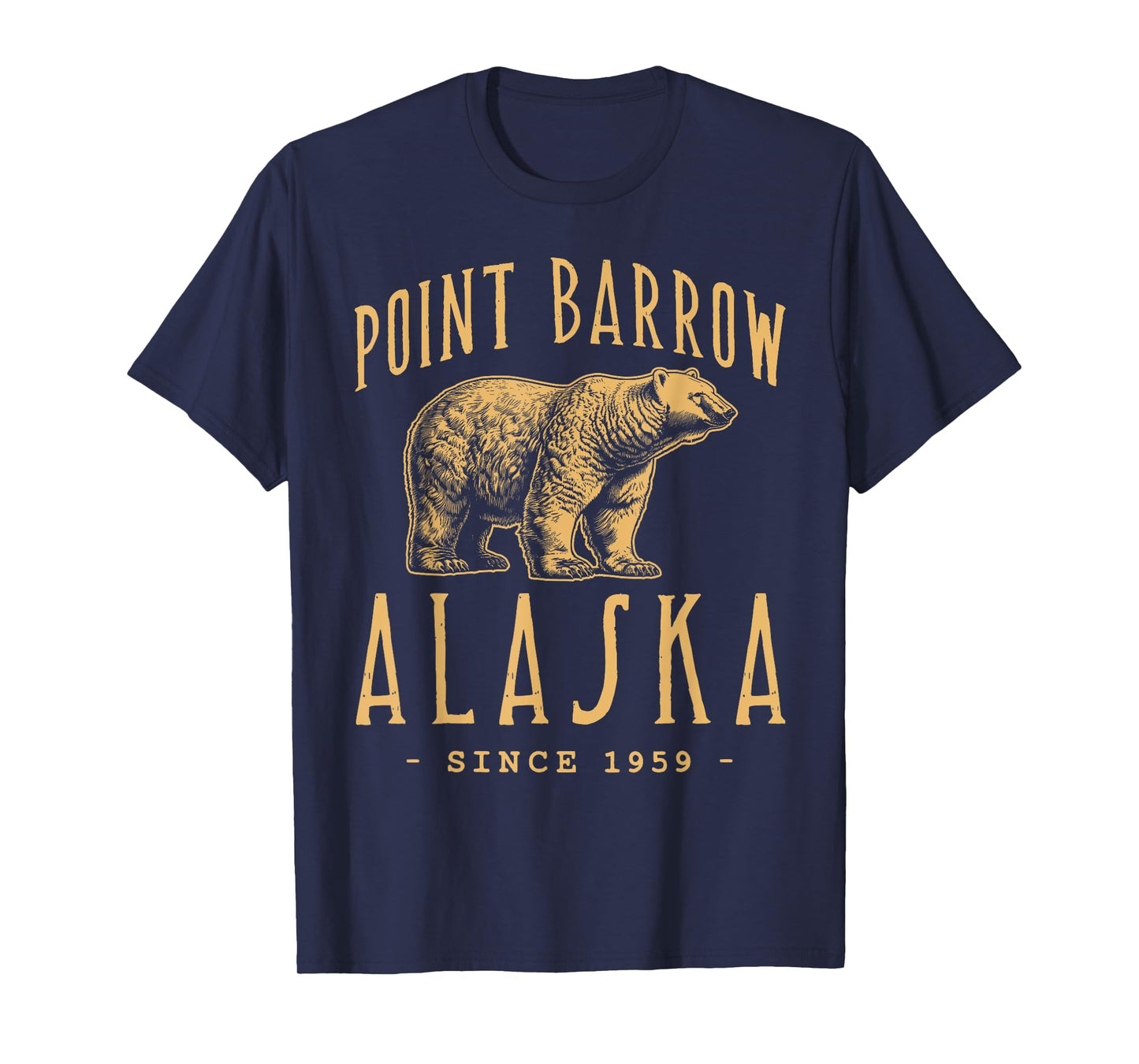 POINT BARROW, ALASKA POLAR BEAR WILDLIFE T-Shirt