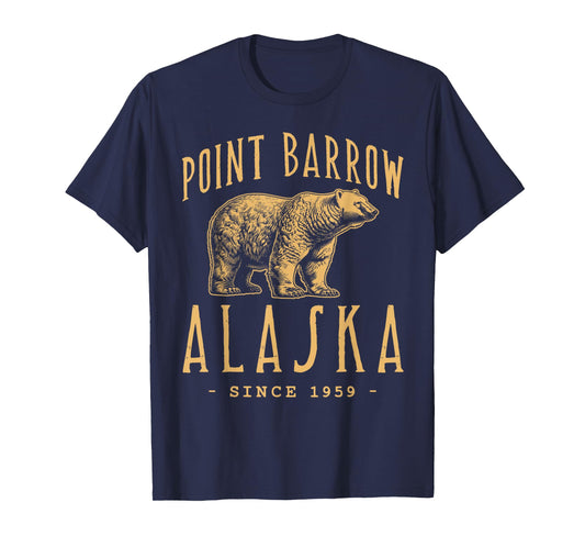 POINT BARROW, ALASKA POLAR BEAR WILDLIFE T-Shirt