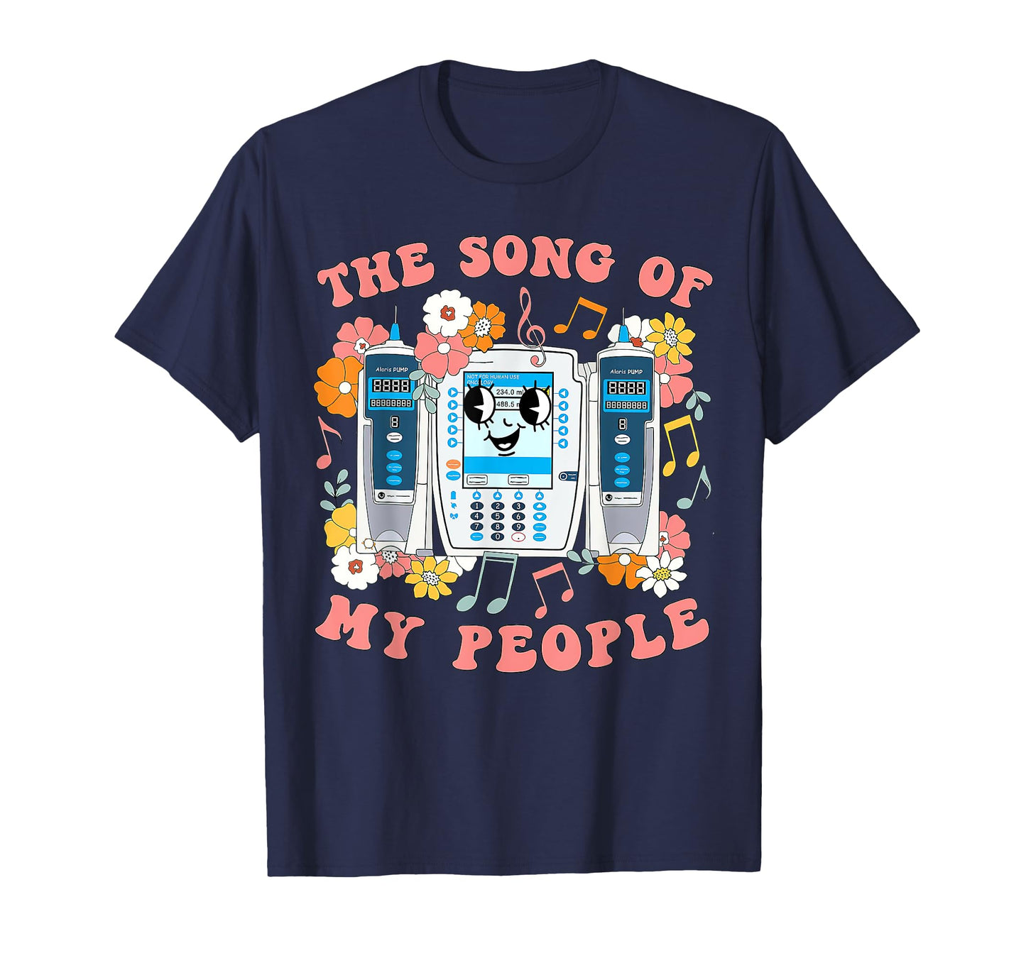 4th Of July Nurse, The Song Of My People, Beeping IV Pump T-Shirt